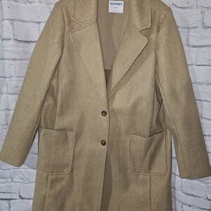 Old Navy Women's Camel Blazer Coat